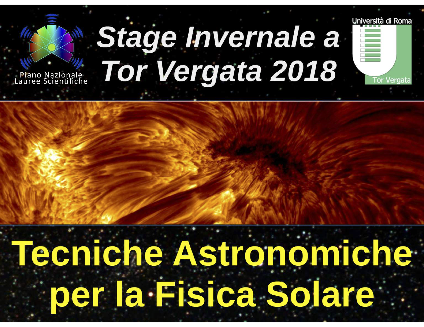 Stage Estivo 2016 - Fisica Solare - Copertina